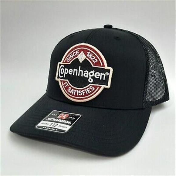Richardson 112 Trucker Cap Hat Mesh Snapback Copenhagen Patch Chew Snuff Dip Che main image 6